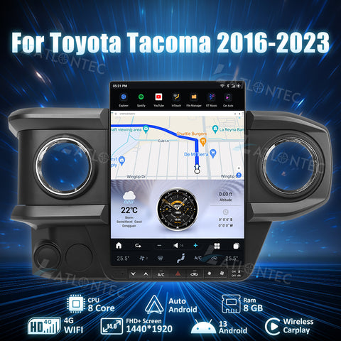Toyota Tacoma 2016-2023 13.8 inches