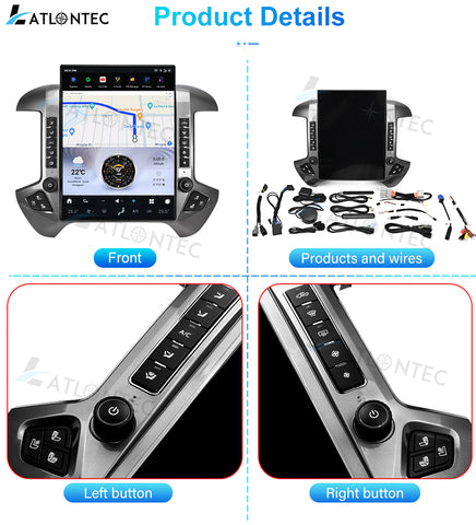 Chevrolet Silverado 2014-2019 15.6 inches