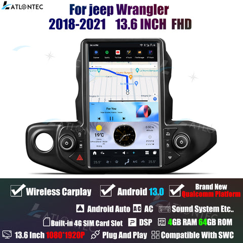 Jeep Wrangler 2018-2021 13.6 inches