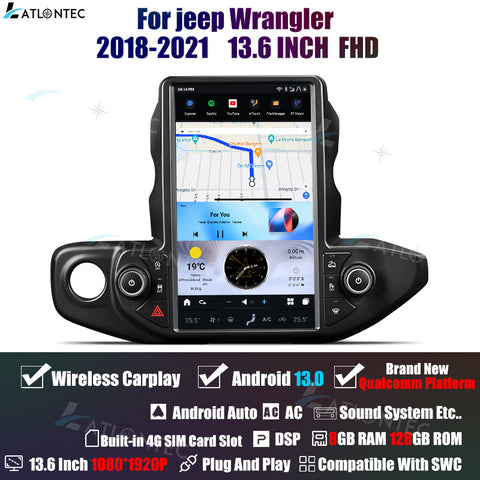 Jeep Wrangler 2018-2021 13.6 inches