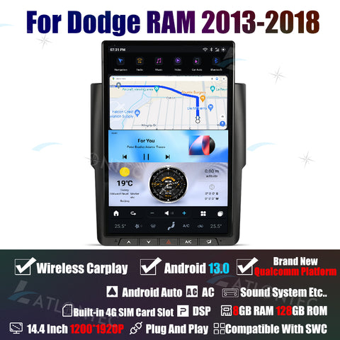 Dodge Ram 2013-2018 14.5 inches