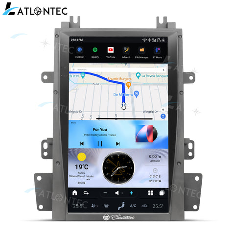LATLONTEC 13.6″ Android 13 Car Stereo FOR Cadillac Escalade 2007–2014 | 8GB+128GB, GPS, Wireless CarPlay