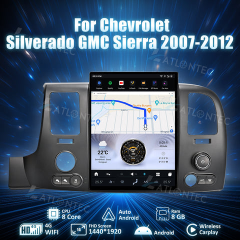For GMC Sierra Chevrolet Silverado 2007-2012 14"