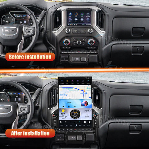For GMC Sierra Chevrolet Silverado 2019-2025 13″