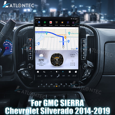 Chevrolet Silverado 2014-2019 15.6 inches