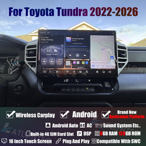 Toyota Tundra 2022–2026 16 INCHES