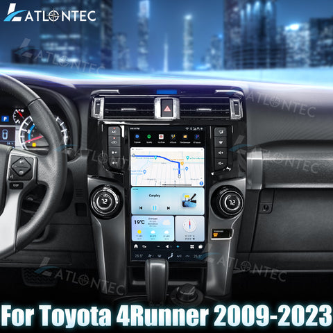 LATLONTEC 13.6" Tesla-Style Vertical Touchscreen Car Stereo for Toyota 4Runner 2009–2023 | Android 13